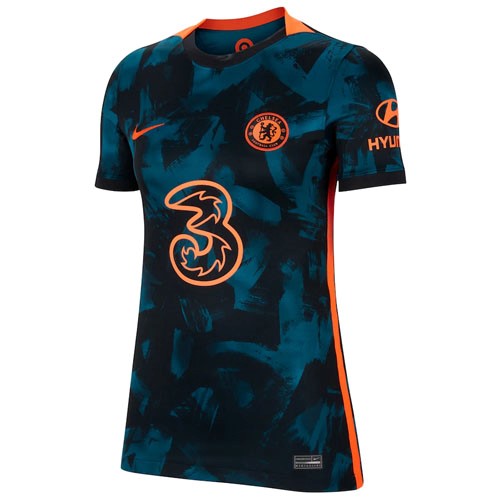 Camiseta Chelsea Replica Tercera Ropa Mujer 2021/22